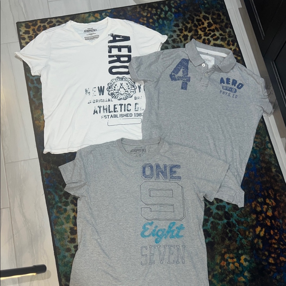 Aeropostale Men’s Large- T-Shirt Lot